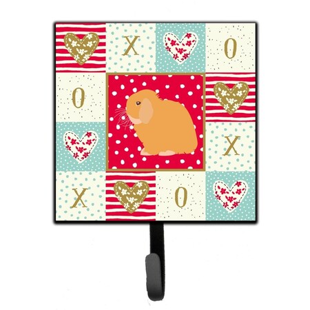 Carolines Treasures 4.25 x 1 x 7 in. Holland Lop Rabbit Love Leash or Key Holder CK5395SH4